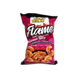 Miaow Miaow Flame Korean Spicy Flv Cuttlefish Crackers 50G