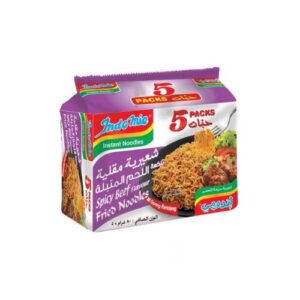 Indomie Spicy Beef Fried Noodles 5X80G