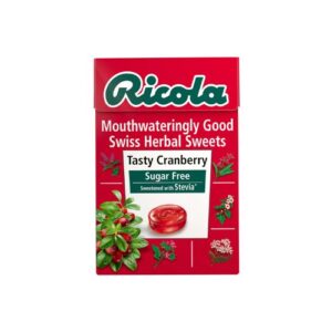 Ricola Tasty Cranberry Sugar Free Herbal Sweets 45G