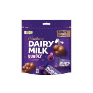 Cadbury Dairy Milk Bubbly Minis Sharing Bag 168G