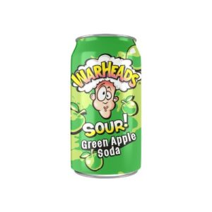 Warheads Sour Green Apple Soda 355Ml