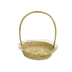 Cane Flower Basket