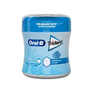 Trident Oral-B Peppermint Gum Bottle 68G