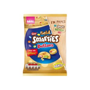 Smarties Gold Buttons Pouch 85G