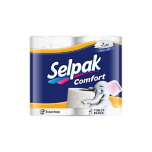 Selpak Comfort Toilet Paper 4Rolls 2Ply