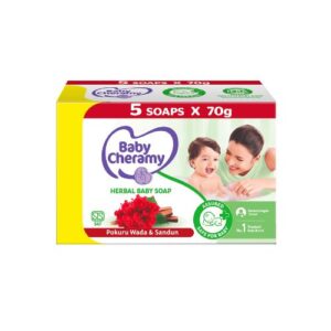 Baby Cheramy Herbal Pokuru Wada & Sandun 5 Soaps 70G + Soap 70G