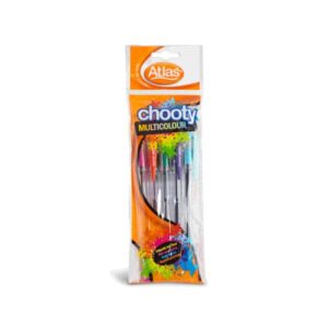 Atlas Chooty Multicolour Gel Pen 5Pack