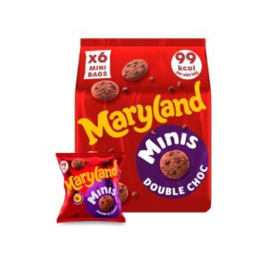 Maryland Cookies Minis Double Choc 6Pk 118.8G