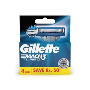 Gillette Mach 3 Turbo 4 Blade Cartridges