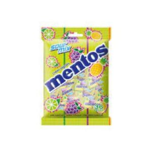 Mentos Sour Mix Chewy Dragees 36Pieces 97.2G