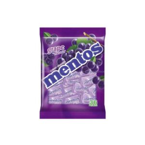 Mentos Grape Flv Chewy Dragees 36Pcs 97.2G