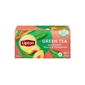 Lipton Green Tea Peach & Cinnamon 30G
