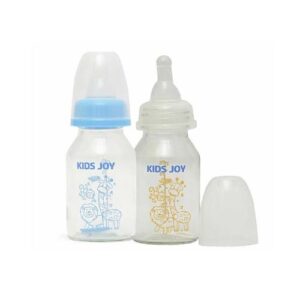 Kids Joy Glass Baby Feeding Bottle 120Ml