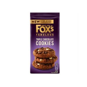 Foxs Fabulous Triple Chocolate Cookies 180G