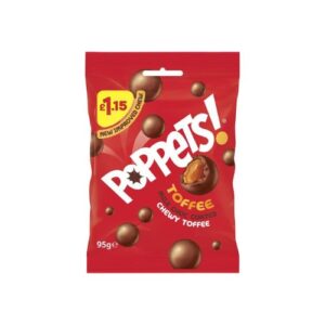 Poppets Toffee Chewy Toffee 95G
