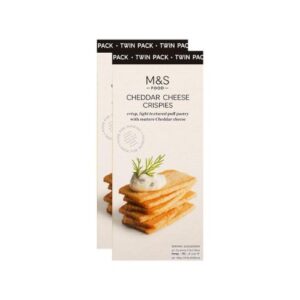 M&S Cheddar Cheese Crispies Twin Pk 200G