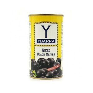 Ybarra Whole Black Olives 185G