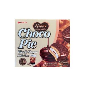 Lotte Choco Pie Black Sugar Milk Tea Flv 336G