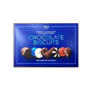 M&S Milk Dark White Chocolate Biscuits 450G